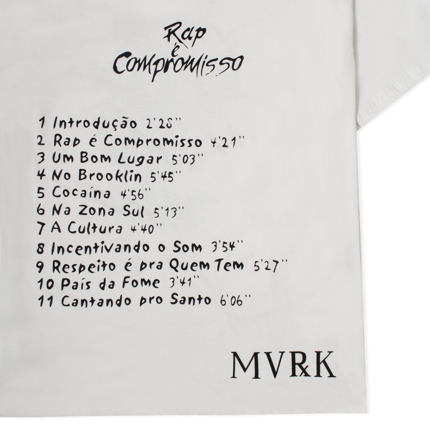 Camiseta MVRK x SABOTAGE Rap É Compromisso II